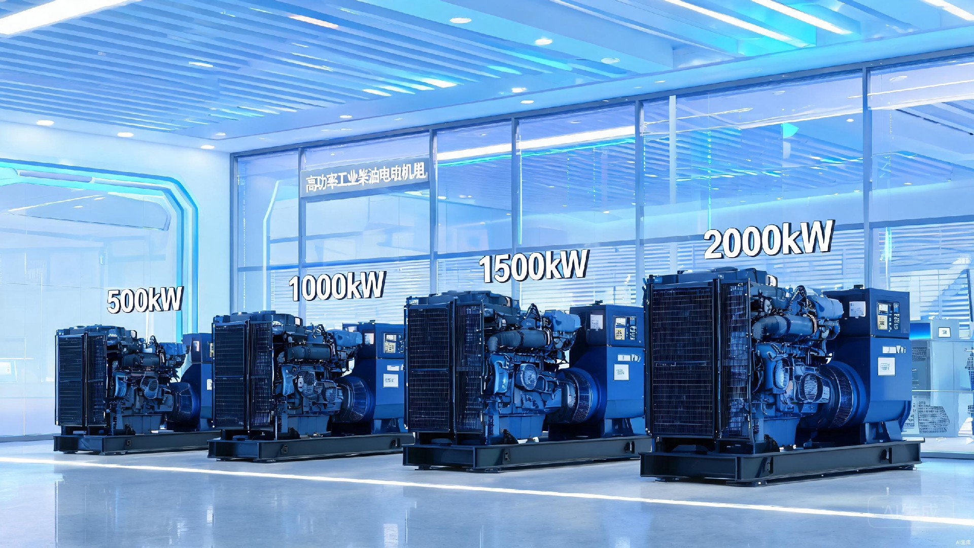 Taikang Power high-capacity diesel generator product line